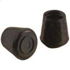 1-1\/4\" Black Round Leg Tip