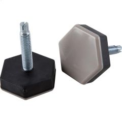 Slide Glide\u00ae 1-1\/2\" Beige Hex Appliance Glide With Stem