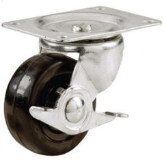 4\" x 5\" General Duty Swivel Caster With Side Brake