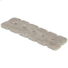 Felt Gard\u00ae 1\" Beige Heavy Duty Square Adhesive Felt Pad