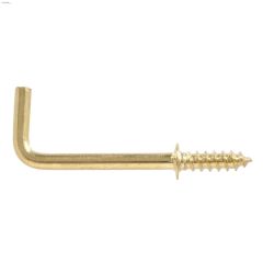 1\" Solid Brass Shoulder Hook-3\/Pack