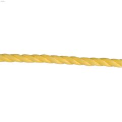 3\/16\" x 50' Yellow Medium Duty Twisted Rope