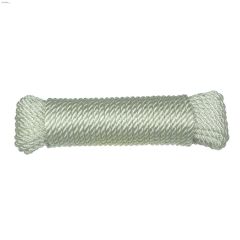 1\/4\" x 100' White Heavy Duty Twisted Rope