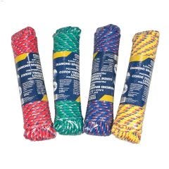 3\/8\" x 100' Multicolor Diamond Braided Rope