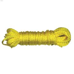1\/4\" x 100' Yellow Hollow Braided Rope