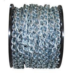 #2\/0 x 75' Zinc Plated Twist Link Machine Chain