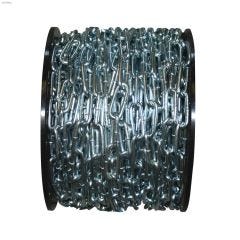 #2\/0 x 125' Zinc Plated Straight Link Coil Chain