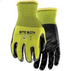 Hi-Visible Safety Yellow Polyester L Gloves