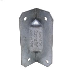 2-3\/4\" Galvanized Steel 1\" Gusset Angle