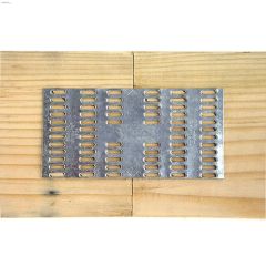 6\" x 3\" Galvanized Steel Mending Plate