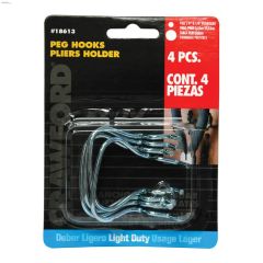 Stinson\u00ae Zinc Plated Light Duty Plier Holder Peghook