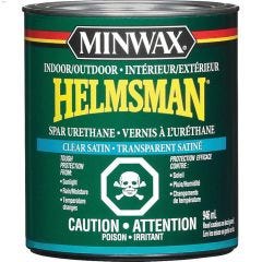 Helmsman\u00ae 946 mL Satin Clear Spar Urethane Protective Finish