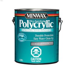 3.78 L Satin Crystal Clear Drying Protective Finish