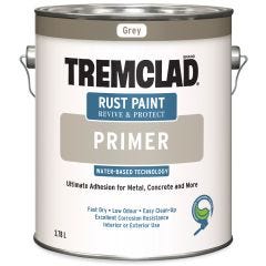 Tremclad 3.78 L Flat Gray Primer Water-Based Rust Primer
