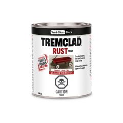 Tremclad 946 mL Can Semi-Gloss Black Rust Paint