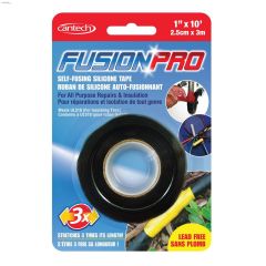 25.4 mm x 3 m Black Water Retardant Silicone Tape
