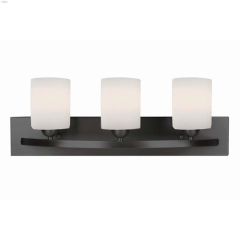 Hampton 3 Light 100 Watt Oil Rubbed Bronze Vanity Light