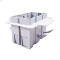 Inexo\u2122 Gray PVC Single Gang ICF Outlet Box