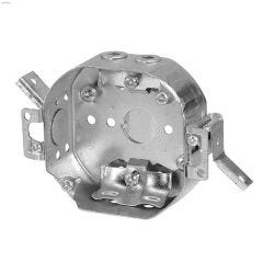 4\" x 1-1\/2\" Rugged Metallic Octagon Device Box