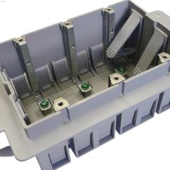 Inexo\u2122 Gray PVC 3-Gang ICF Outlet Box