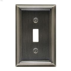 Pewter Metal (1) Toggle Wall Plate