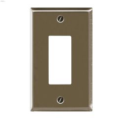 Satin Nickel Metal Rocker Wall Plate