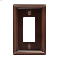 Oil Rubbed Bronze Metal Rocker Wall Plate