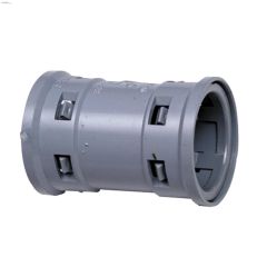 Kiwkon\u00ae 3\/4\" PVC Gray Coupling