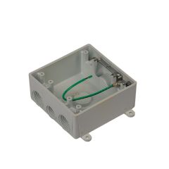 Gray PVC Double Gang Outdoor Device Box
