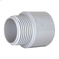 1-1\/2\" PVC Gray Terminal Adapter