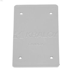 Gray PVC Blank Box Cover