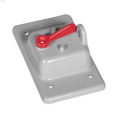 Gray PVC Toggle Switch Cover