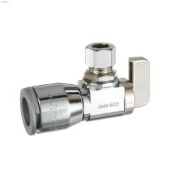 1\/2\" x 3\/8\" QUICK-GRIP x Copper Compression Supply Stop