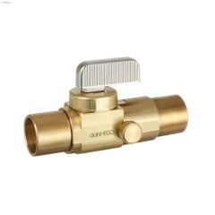 1\/2\" Female Copper Solder In-Line Stop & Drain Valve