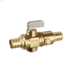3\/4\" CrimPex Rough Brass In-Line Stop & Isolation Valve
