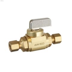 1\/4\" Copper Compression In-Line Stop & Isolation Valve