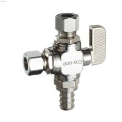 3\/8\" CrimPex x Copper Compression Dual Outlet Valve