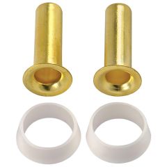 3/8" Brass Compression Sleeve With Insert