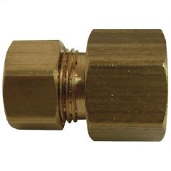 3\/8\" x 1\/4\" Female compression Brass Adapter