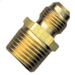 3\/8\" Flare x MIP Half Brass 45 Degree Flare Union