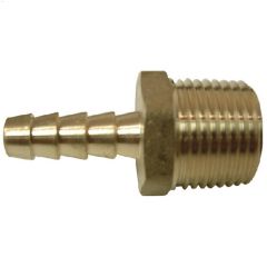 5\/8\" x 1\/2\" Barb x MIP Brass Adapter