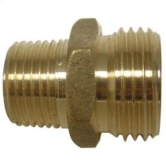 3\/4\" x 1\/2\" Male Hose Thread x MIP Brass Hose Connector