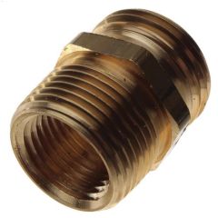 3\/4\" x 1\/2\" Male Hose x MIP x FIP Brass Garden Hose Adapter