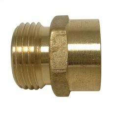 3\/4\" Male Hose Thread x FIP Brass Garden Hose Adapter