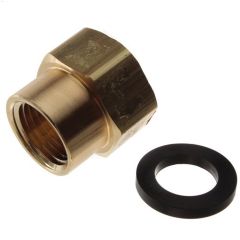 3\/4\" x 1\/2\" Female Hose Thread x FIP Garden Hose Adapter