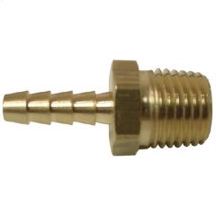 3\/16\" x 1\/4\" Barb x MIP Brass Adapter