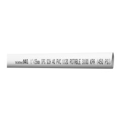 1" x 10' SCH 40 White PVC Water Pipe