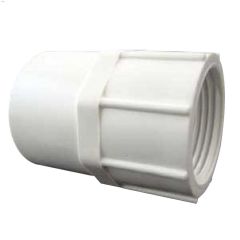 1\/2\" Socket x FPT White PVC Female Adapter