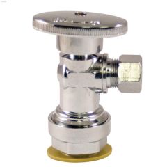 1\/2\" Push-Fit x 3\/8\" Compression Angled Supply Stop