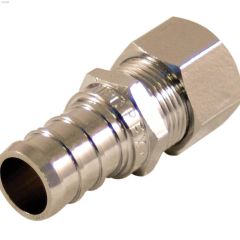 1\/2\" x 3\/8\" PEX x Compression Straight PEX Adapter